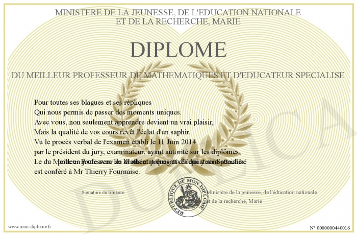 diplome educateur